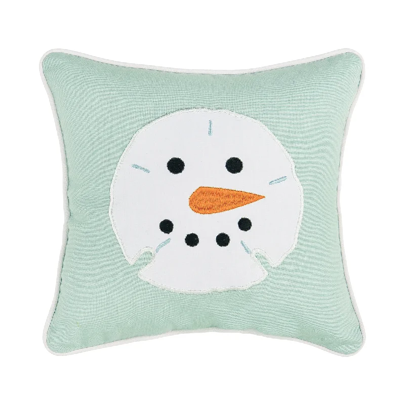 Velvet Pillows for a Touch of EleganceSnowman Sand Dollar Mini Pillow