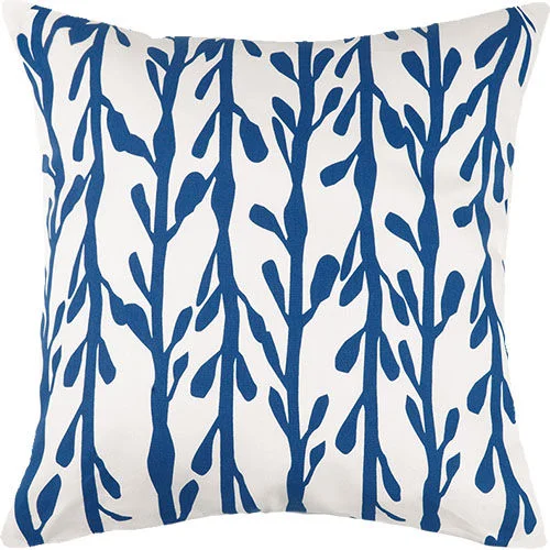 Velvet Pillows for a Touch of EleganceIndigo Coast Seaweed Outdoor Pillow  20 in.
