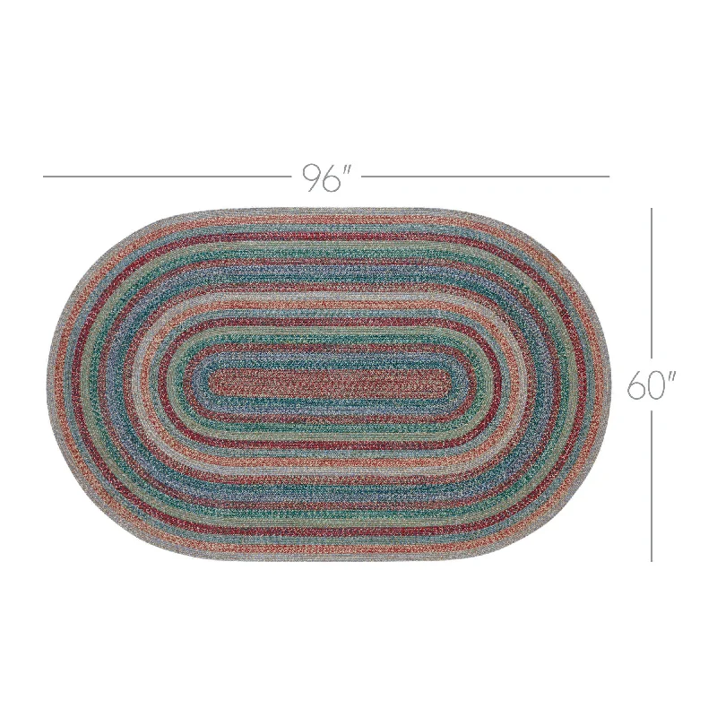 Bed skirts with a wrinkle - resistant fabricMulti Jute Rug Oval w/ Pad 60x96