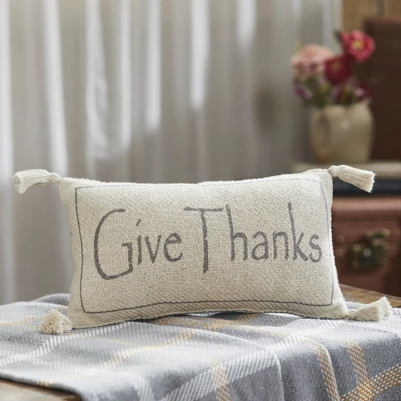 Memory Foam Pillows for Neck SupportHarvest Blessings Give Thanks Woven Pillow
