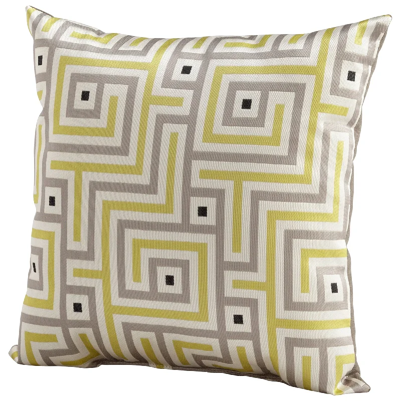 Silk Pillows for Smooth Skin and HairCyan Design 06516 Maze Pillow