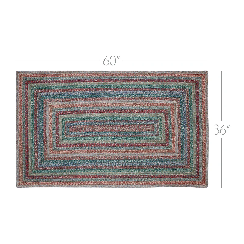 Bed skirts with a geometric cut - out designMulti Jute Rug Rect w/ Pad 36x60