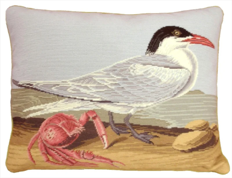 Cooling Pillows for Hot SleepersSeagull and Crab Pettipoint Pillow 15 in. x 19 in. Cooling Pillows for Hot SleepersSeagull and Crab Pettipoint Pillow 15 in. x 19 in.