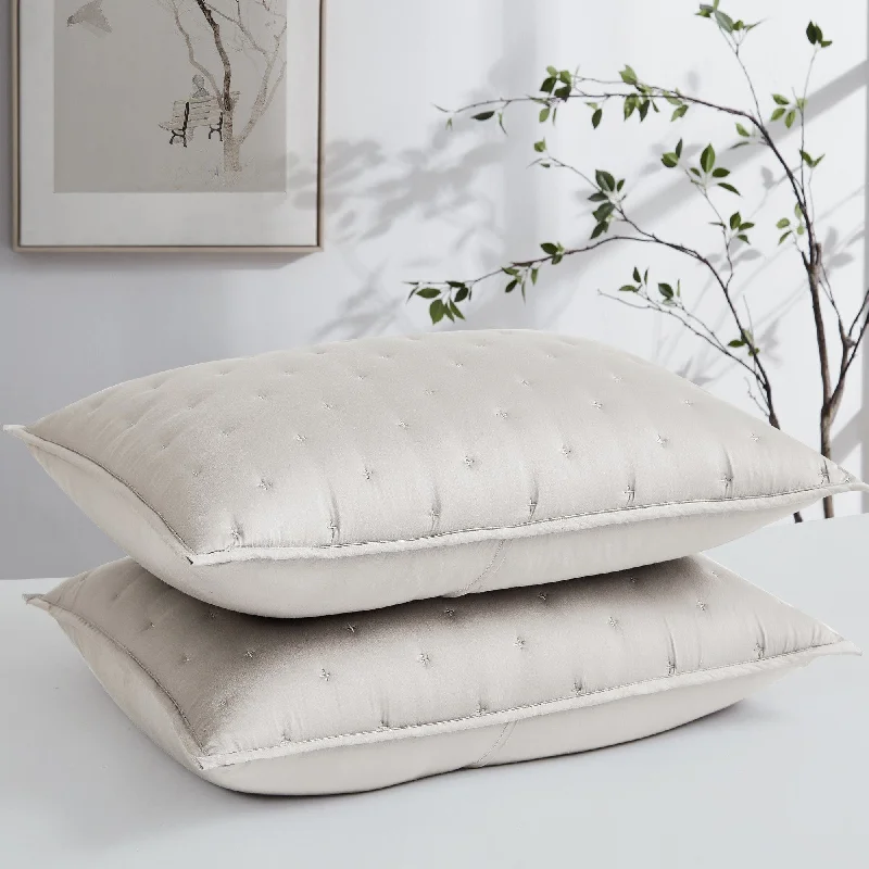 Hypoallergenic Pillows for Allergy SufferersLuxurious Bamboo Quilted Sham Sets