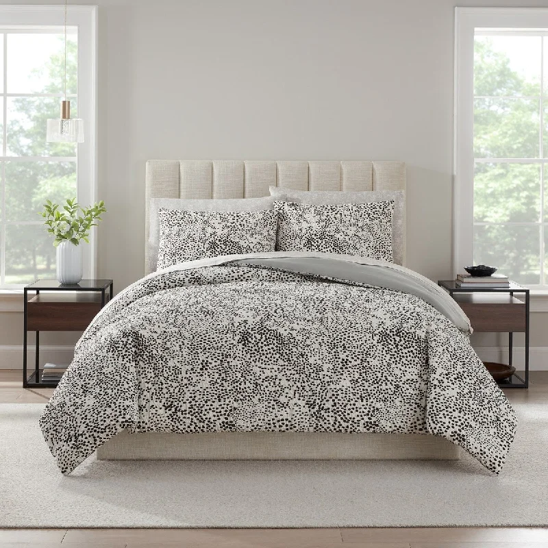 Cotton - filled comforters for a breathable and natural sleep experienceNine West Nora Leopard Printed Texture Bedding Set Cotton - filled comforters for a breathable and natural sleep experienceNine West Nora Leopard Printed Texture Bedding Set