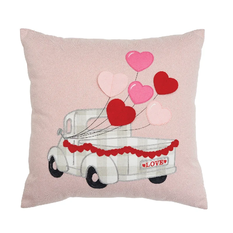 Lumbar Support Pillows for Car SeatsHearts Truck Pillow