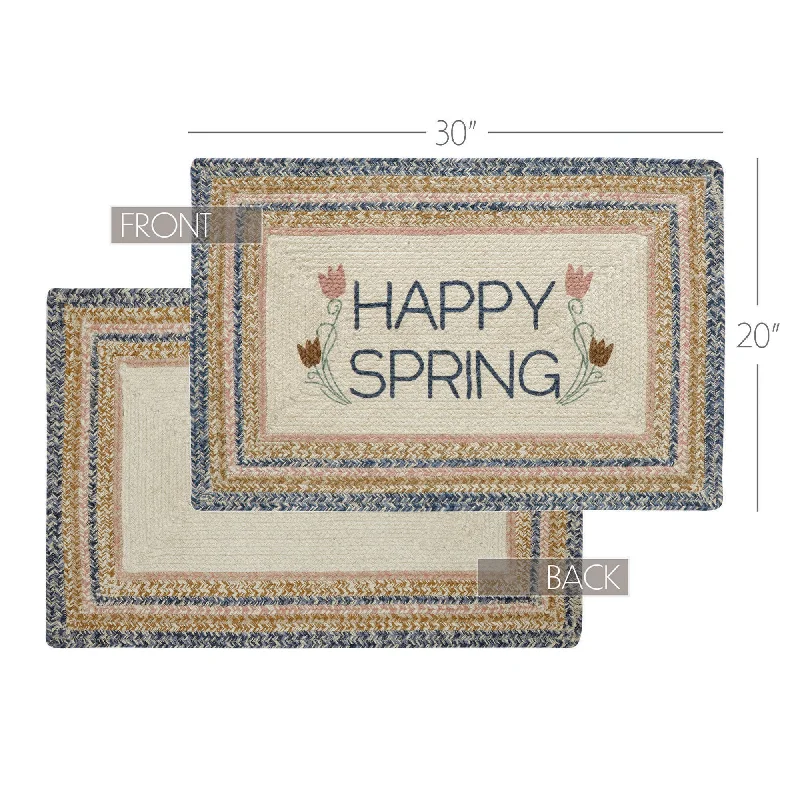 Queen - size bed skirts with ruffled edgesKaila Happy Spring Jute Rug Rect w/ Pad 20x30 Queen - size bed skirts with ruffled edgesKaila Happy Spring Jute Rug Rect w/ Pad 20x30