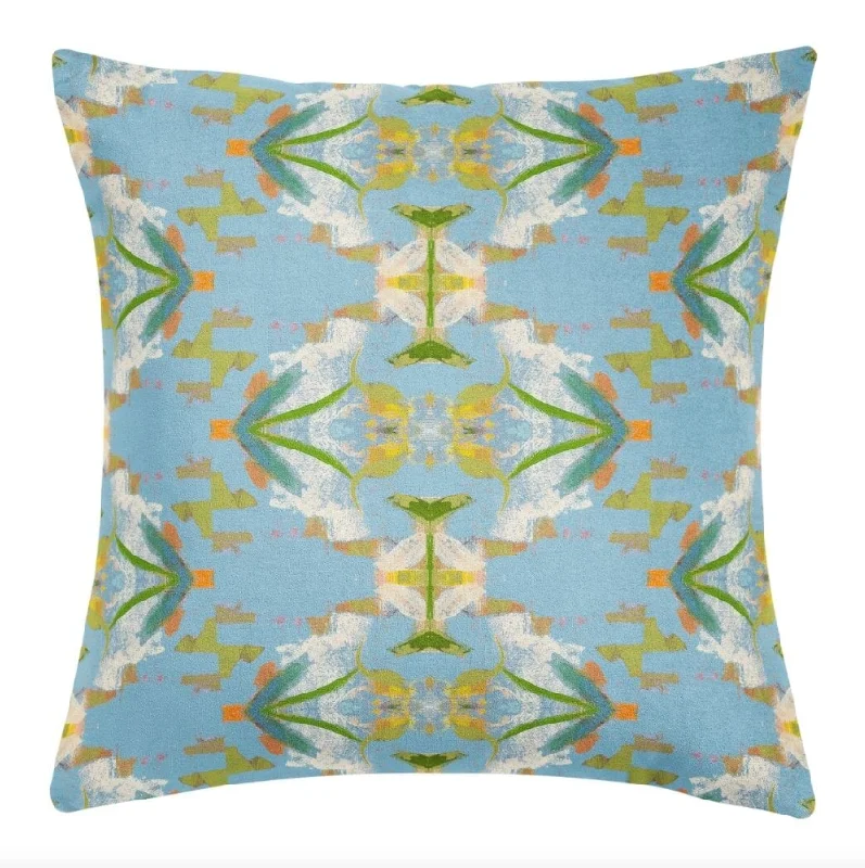 Plush Pillows for a Cozy BedEnglish Garden Blue Pillow
