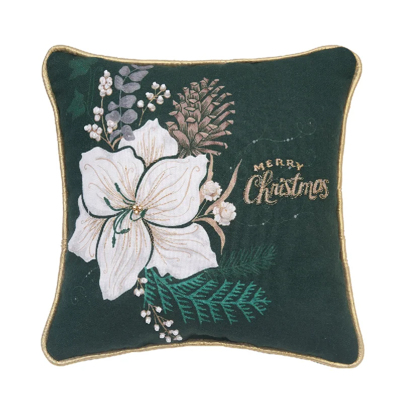 Travel Pillows for Long JourneysChristmas Amaryllis Mini Pillow