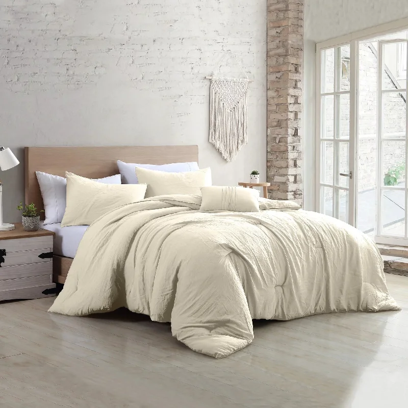 Latex - filled comforters with a bouncy texture and good supportGarment Washed Beck Comforter Set Latex - filled comforters with a bouncy texture and good supportGarment Washed Beck Comforter Set