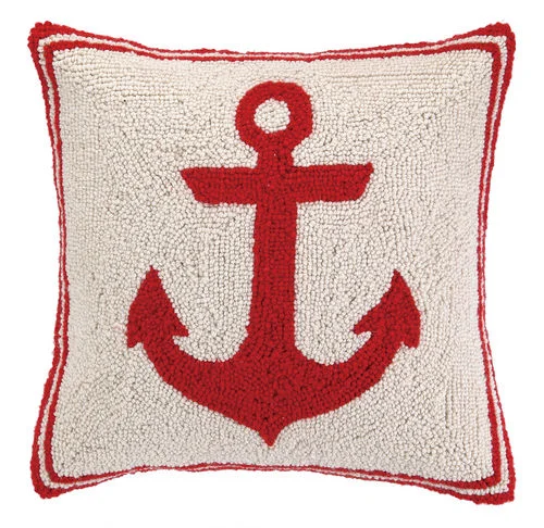 Pregnancy Pillows for Expectant MothersRed Anchor Hooked Pillow 16 in.