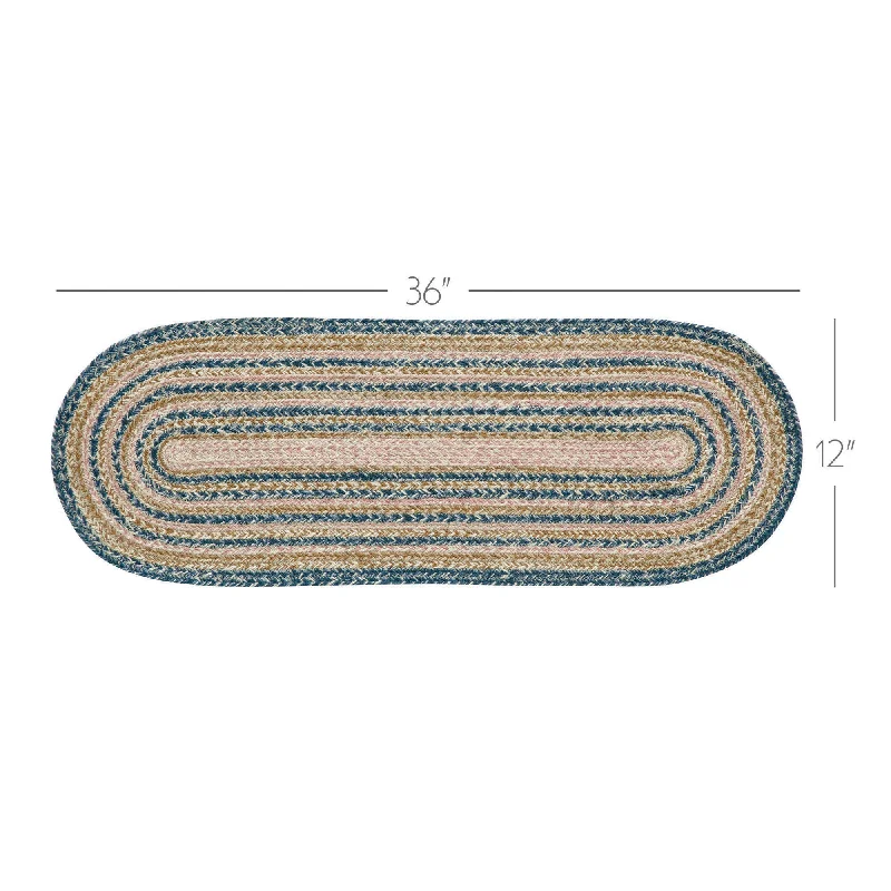 Bed skirts with a lace trim for a romantic touchKaila Jute Oval Runner 12x36