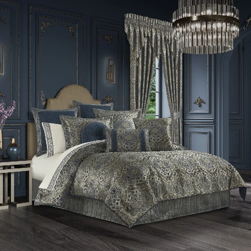 Full - size comforters suitable for full - sized beds in guest rooms or small bedroomsJ. Queen New York Weston Comforter Set Full - size comforters suitable for full - sized beds in guest rooms or small bedroomsJ. Queen New York Weston Comforter Set