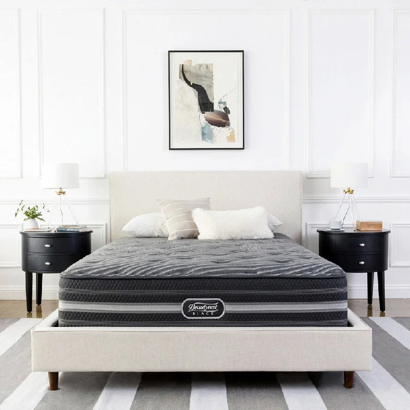 Innerspring mattresses with coil counts for supportBeautyrest Desiree Black Queen-size Luxury Firm Mattress Set - N/A Innerspring mattresses with coil counts for supportBeautyrest Desiree Black Queen-size Luxury Firm Mattress Set - N/A