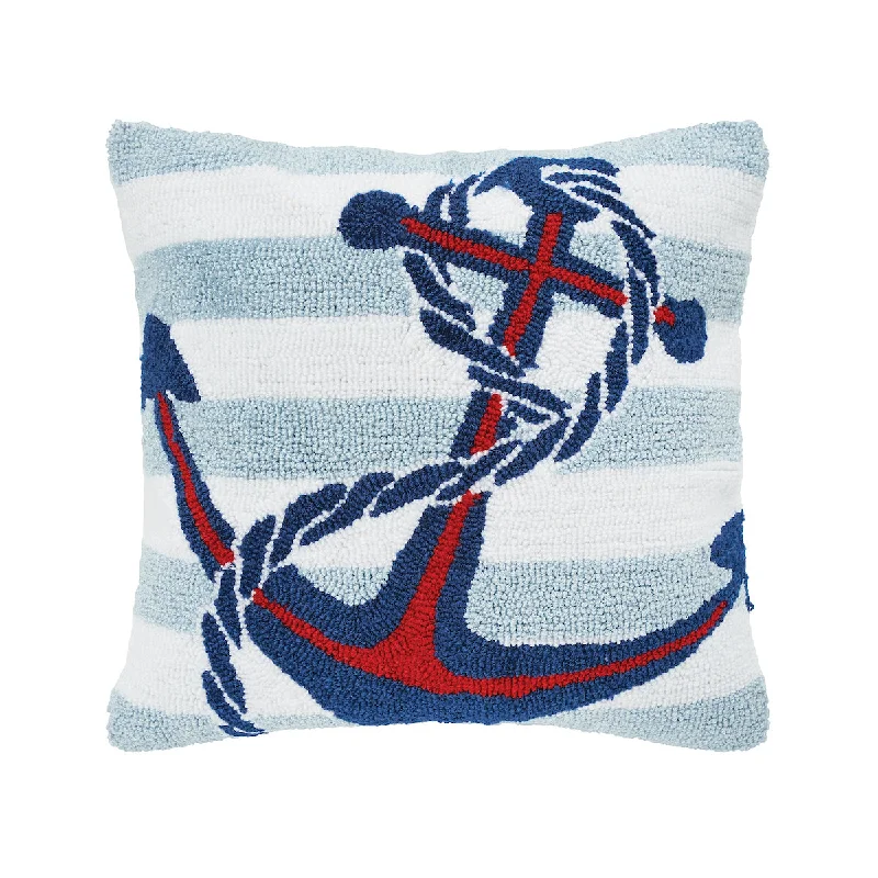 Decorative Pillows for Living Room MakeoverBlue Anchor Pillow