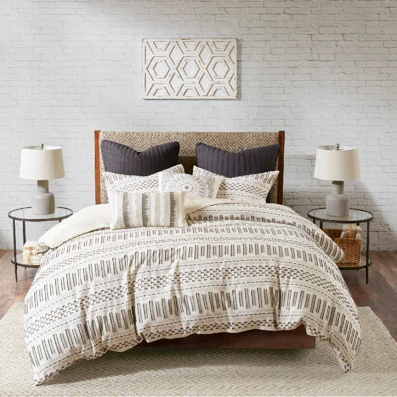 Bamboo - fiber - filled comforters with antibacterial and breathable qualitiesINK+IVY Rhea Cotton Jacquard Comforter Mini Set Bamboo - fiber - filled comforters with antibacterial and breathable qualitiesINK+IVY Rhea Cotton Jacquard Comforter Mini Set