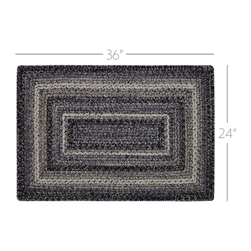 Bed skirts with a tie - back design for adjustabilitySawyer Mill Black White Jute Rug Rect w/ Pad 24x36 Bed skirts with a tie - back design for adjustabilitySawyer Mill Black White Jute Rug Rect w/ Pad 24x36