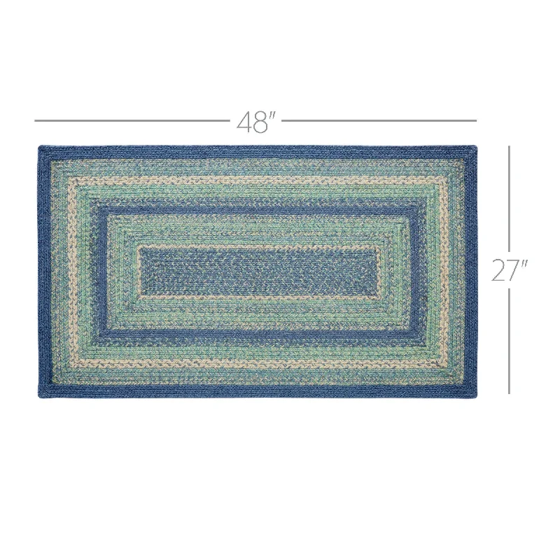 Bed skirts with a country - style patternJolie Jute Rug Rect w/ Pad 27x48