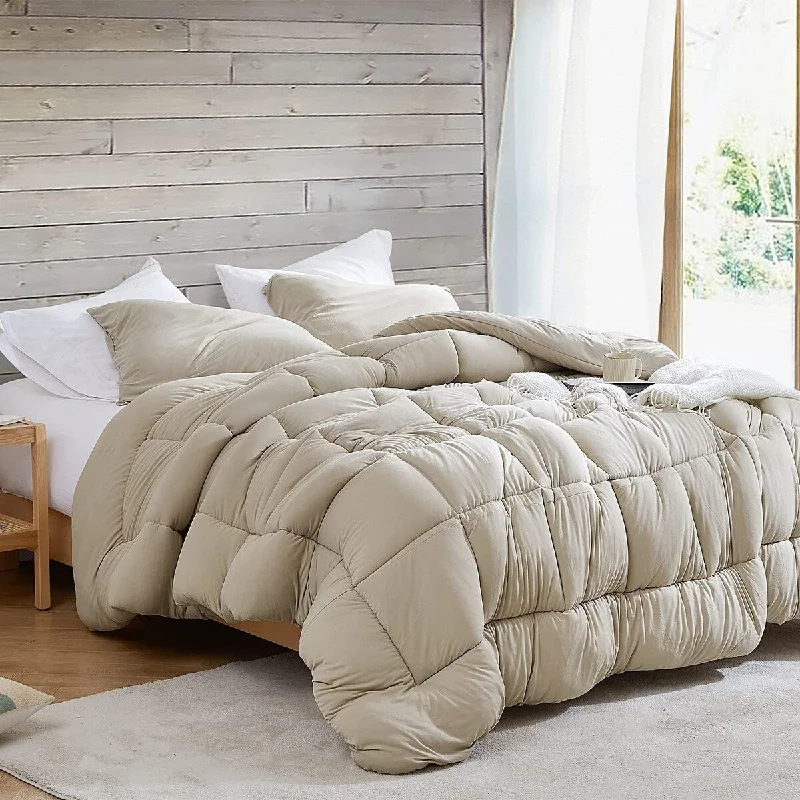 Full - size comforters suitable for full - sized beds in guest rooms or small bedroomsSummertime - Coma Inducer® Oversized Comforter - Cement Taupe Full - size comforters suitable for full - sized beds in guest rooms or small bedroomsSummertime - Coma Inducer® Oversized Comforter - Cement Taupe