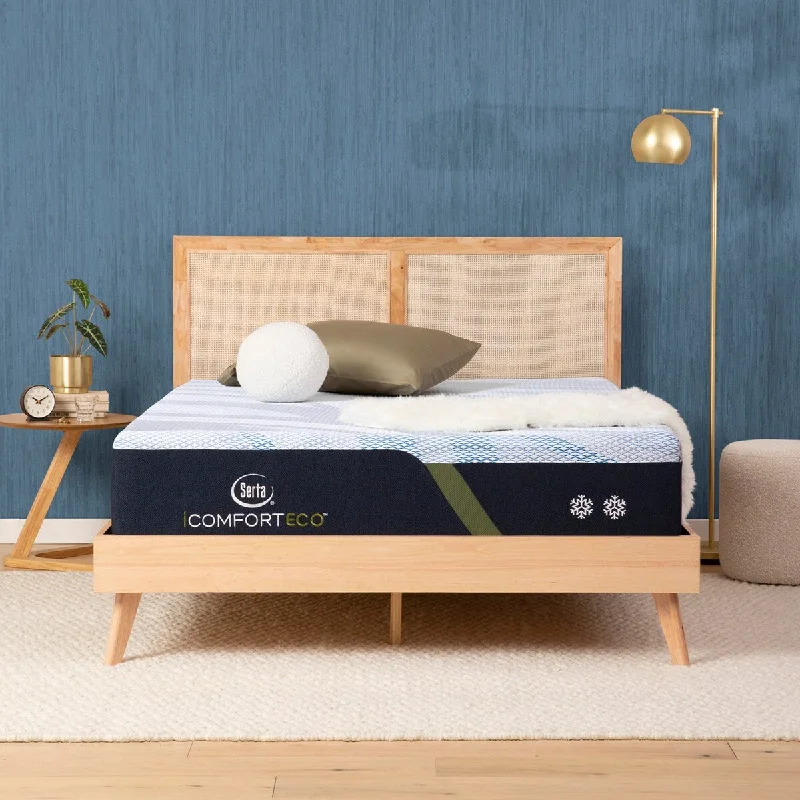 Memory foam mattresses for pressure relief and contouringSerta iComfortECO F10 12.75" Memory Foam Medium Mattress and Adjustable Base Set Memory foam mattresses for pressure relief and contouringSerta iComfortECO F10 12.75" Memory Foam Medium Mattress and Adjustable Base Set