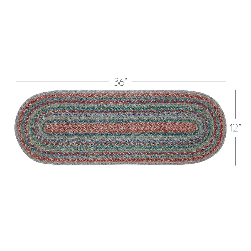 Bed skirts with a beach - themed printMulti Jute Oval Runner 12x36