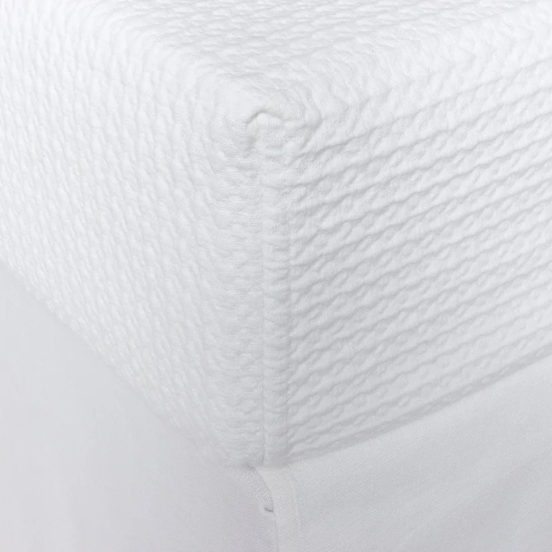 Bed skirts with a plaid pattern for a traditional styleCottage Home Waffle Box Spring Cover Bed skirts with a plaid pattern for a traditional styleCottage Home Waffle Box Spring Cover
