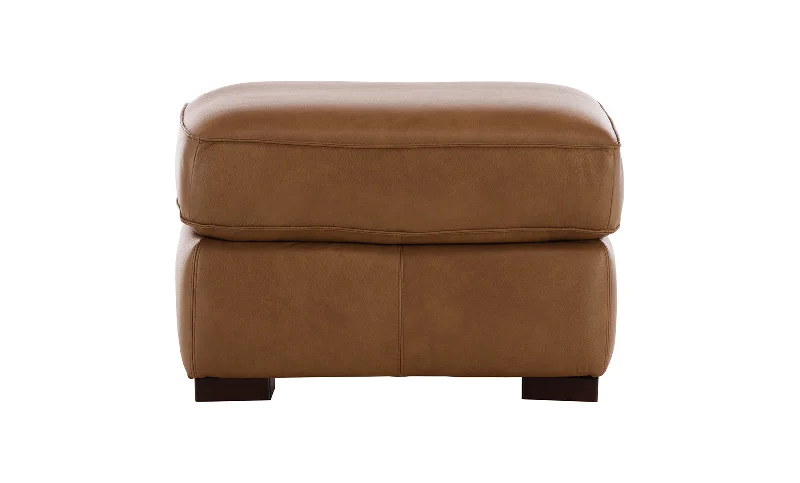 Natural latex and organic cotton blend mattressesCopenhagen Leather Ottoman