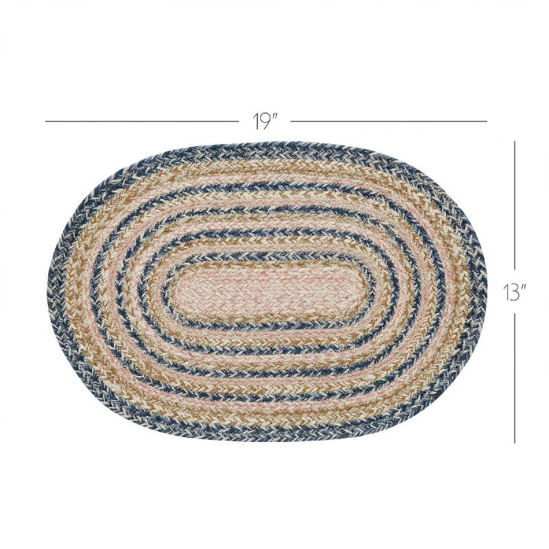 California king bed skirts for a larger bedKaila Jute Oval Placemat 13x19