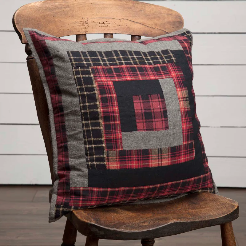 Down Alternative Pillows for Ethical ChoicesCumberland Patchwork Pillow 18 inch