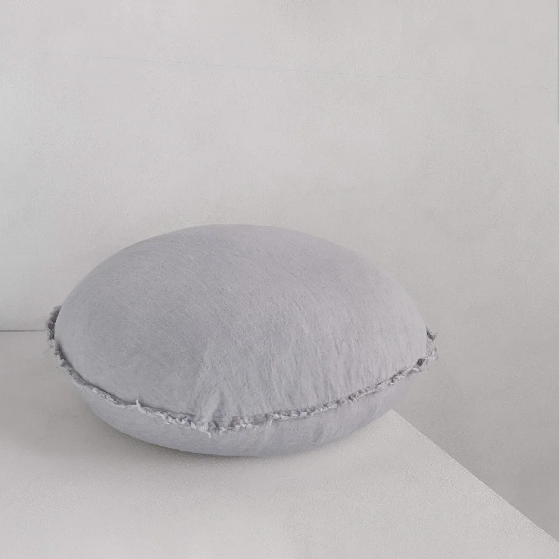 Down Alternative Pillows for Ethical ChoicesFlocca Macaron Linen Pillow - Fog