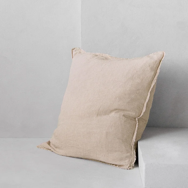 Firm Pillows for Side SleepersFlocca Linen Pillow - Sable