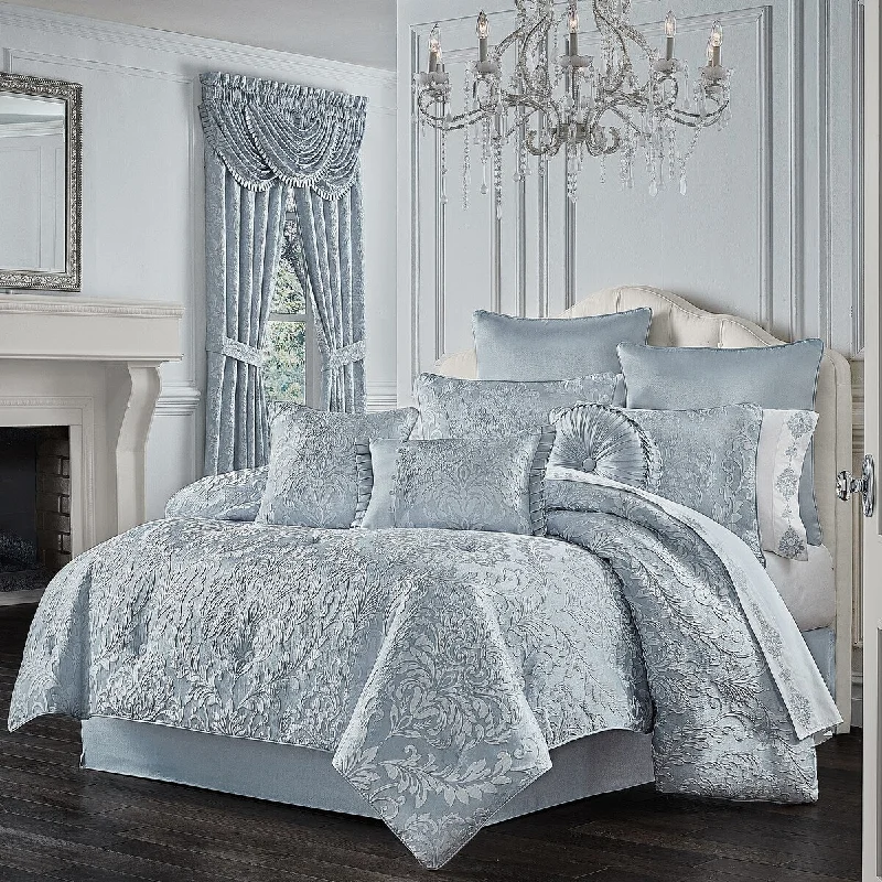 Duck down comforters with a softer feel and good warmth retentionJ. Queen New York Malita Comforter Set Duck down comforters with a softer feel and good warmth retentionJ. Queen New York Malita Comforter Set